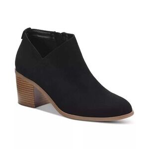 NWB Style & Co Felaa Asymmetrical Booties in Black Size 10‎